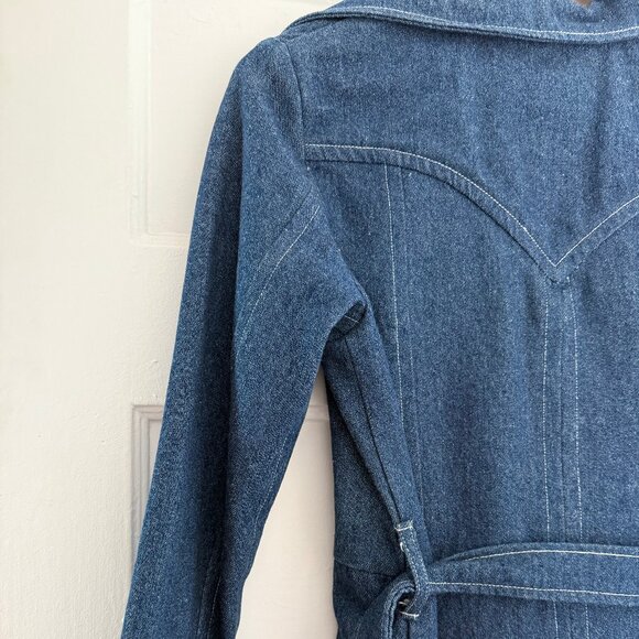 Lykke Wullf Denim Trench Jacket / Dress - Picture 6 of 8